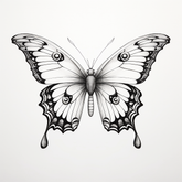 Butterfly LIMTED-EDITION Custom Flash Tattoo