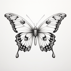 Butterfly LIMTED-EDITION Custom Flash Tattoo