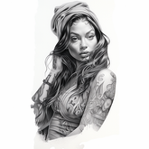 Chicano LIMITED-EDITION Custom Flash or Temporary Tattoos